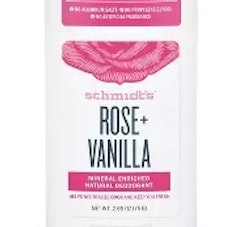 Schmidt's Rose + Vanilla Natural Deodorant Stick